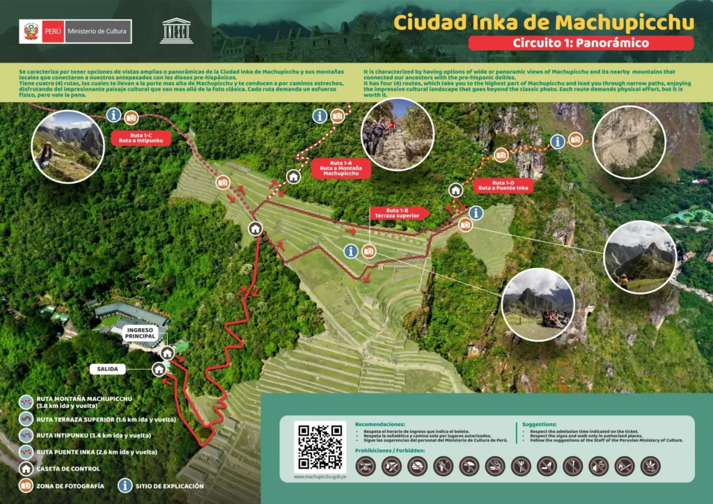 Circuitos en Machu Picchu